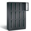 CLASSIC Locker with transparent doors (12 narrow compartments)
